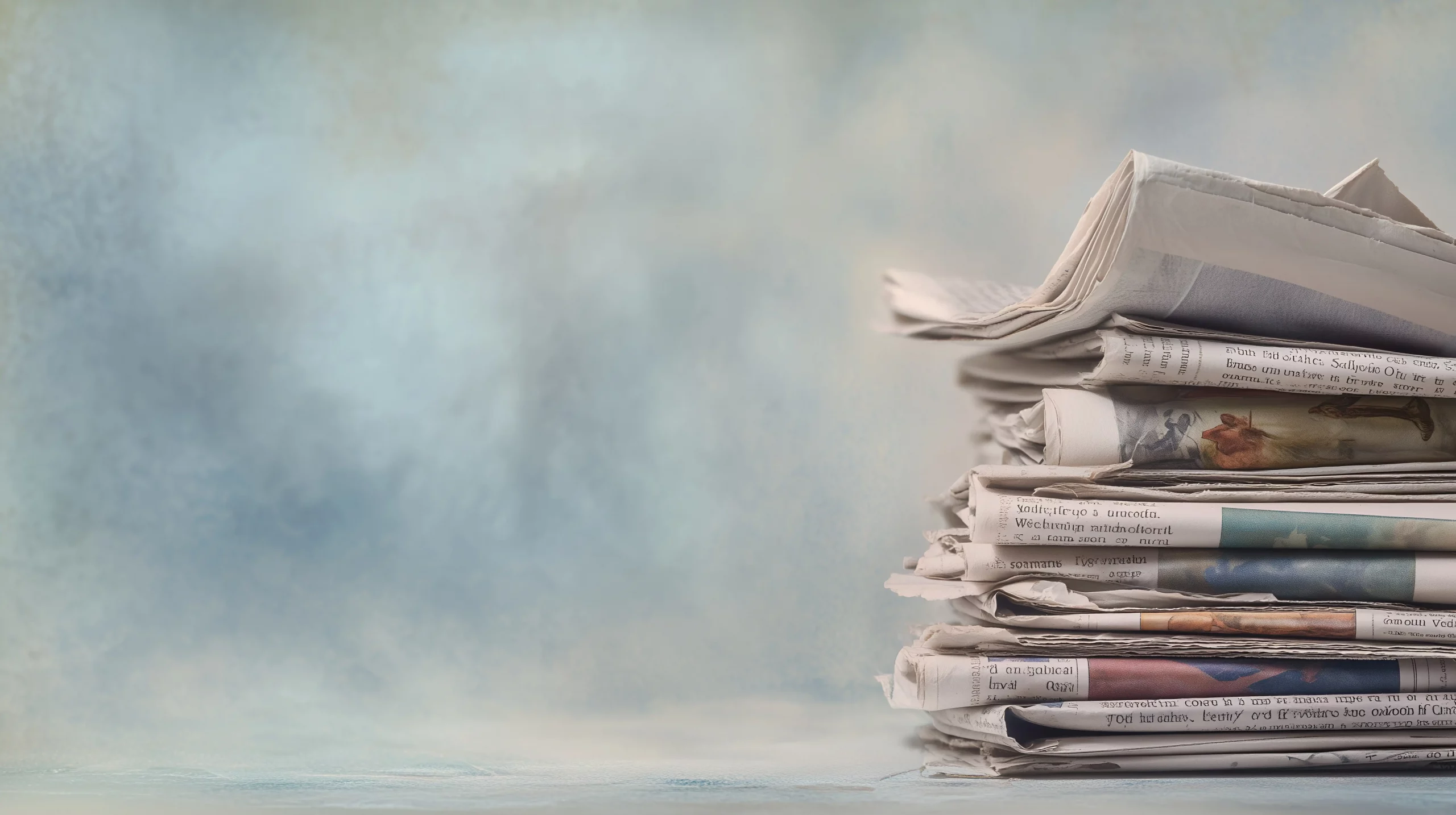 Journaux imprimés symbolisant la confiance et la durabilité de la communication print