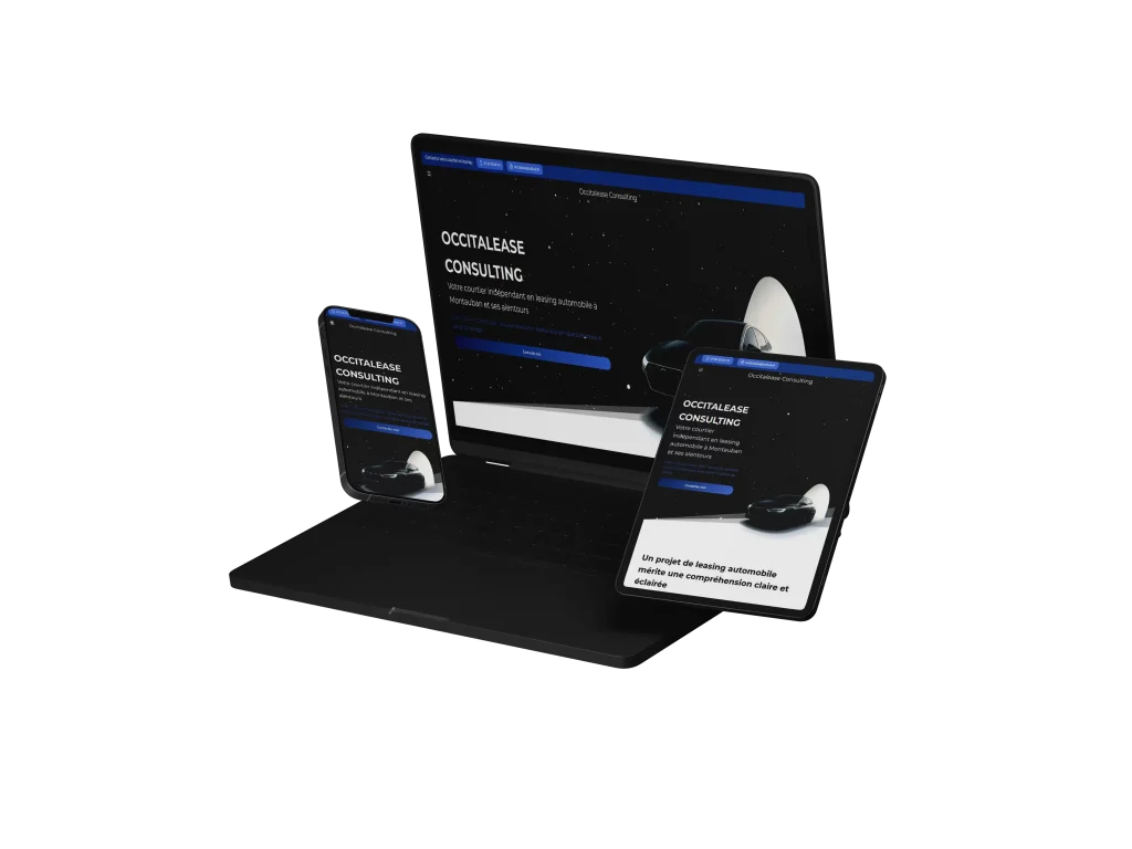 mockup 3 supports du site internet de Malige créé par l'agence de communication Terre Bleue Marketing